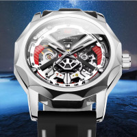 Forsining 8284 Silver-Black