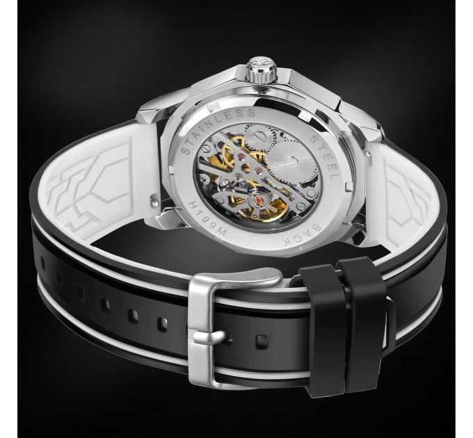 Forsining 8284 Silver-Black