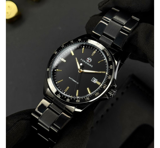 Forsining 8294 Black-Gold Steel