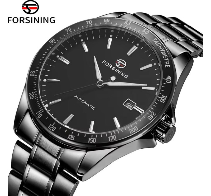 Forsining 8294 Black Steel