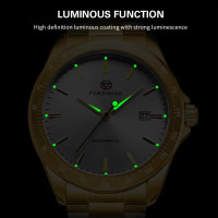 Forsining 8294 Gold-White Steel