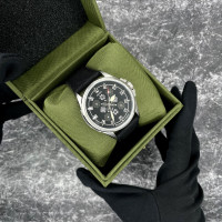 Awarder Embroidery Silver-Army Green Black Battery 10ATM