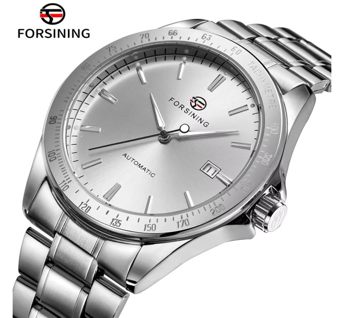 Forsining 8294 Silver-White Steel