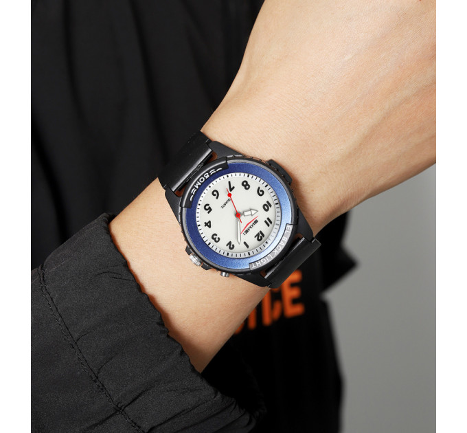Skmei 2433BKBU-AC Black-Blue Namber