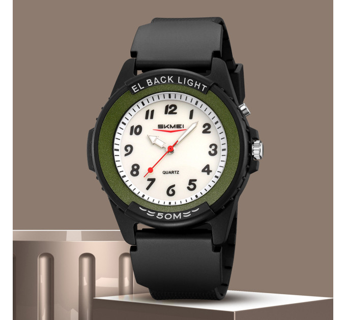 Skmei 2433BKGN-AC Black-Green Namber