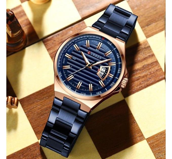 Curren 8375 Blue-Cuprum