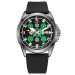 Awarder Embroidery Silver-Green Black Automatic 10ATM