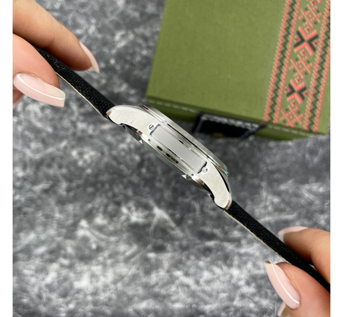 Awarder Embroidery Silver-Green Black Automatic 10ATM