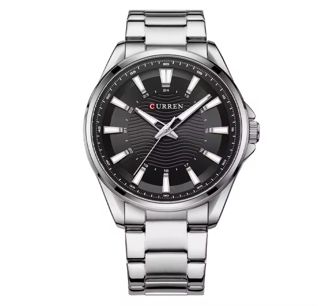 Сurren 8424 Silver-Black