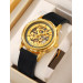 Skmei M035LGDBK Gold-Black Leather