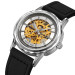 Skmei M035LSIBK Silver-Black Leather