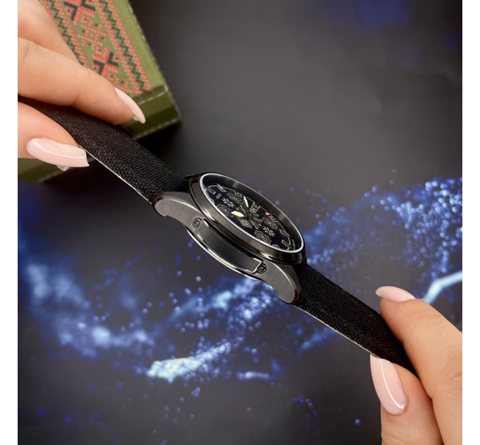 Awarder Embroidery Black-Army Green Black Automatic 10ATM