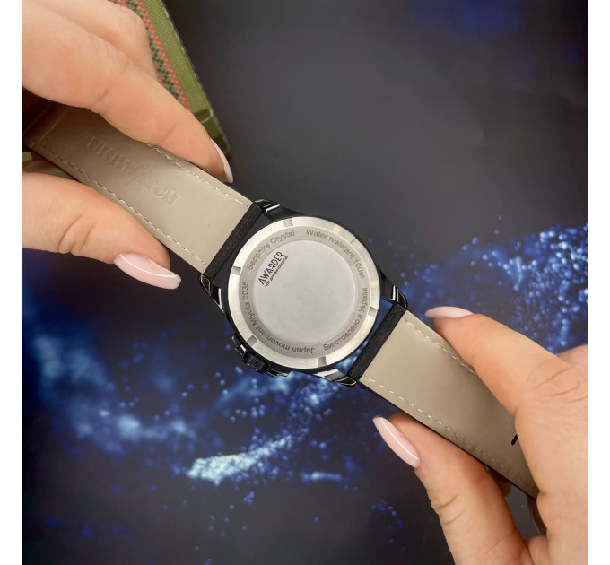 Awarder Embroidery Black-Army Green Black Automatic 10ATM