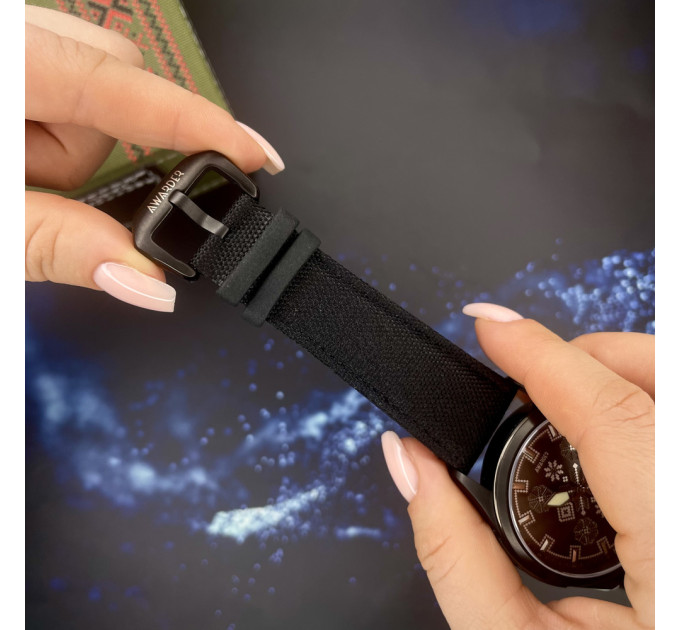 Awarder Embroidery Black-Army Green Black Automatic 10ATM