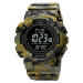 Skmei 2077AGCM Army Green Camo+Compass STOPPED