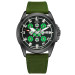 Awarder Embroidery Black-Green Green  Automatic 10ATM