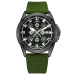 Awarder Embroidery Black-Army Green Green  Automatic 10ATM