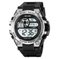 Skmei 2318BKSI Black-Silver