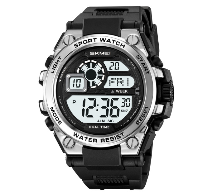 Skmei 2318BKSI Black-Silver