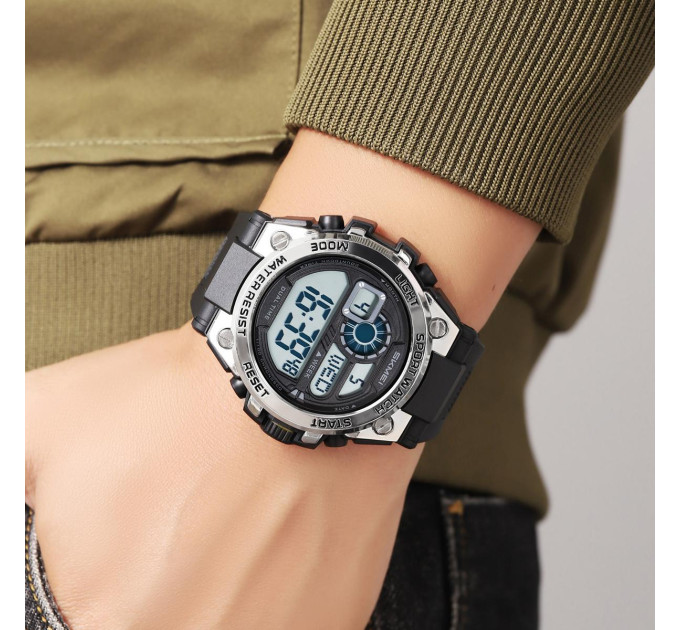 Skmei 2318BKSI Black-Silver