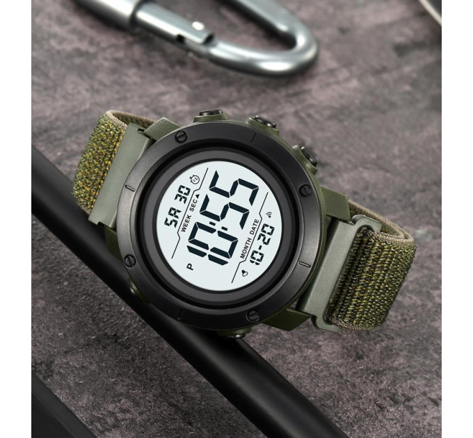 Skmei 2497NAGWT Army Green-Wnite