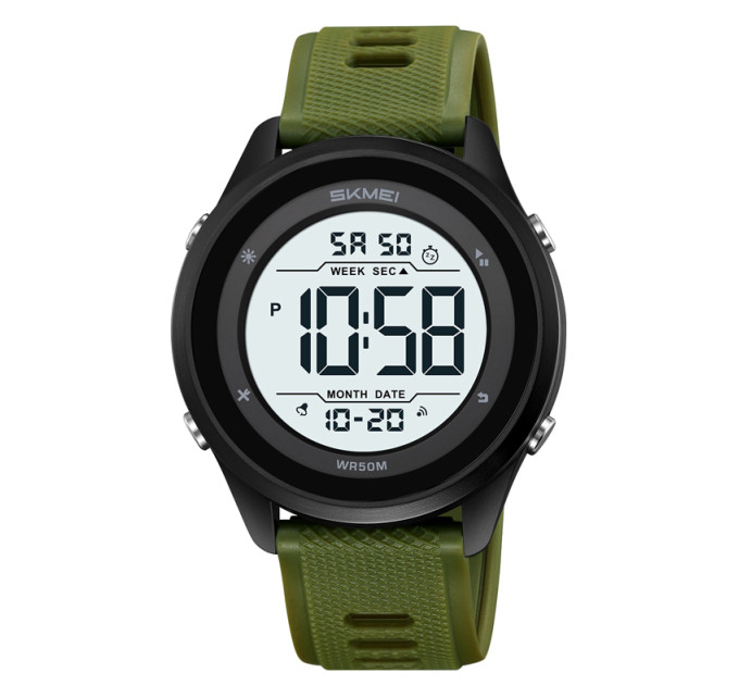Skmei 2498PAGWT Army Green-Wnite