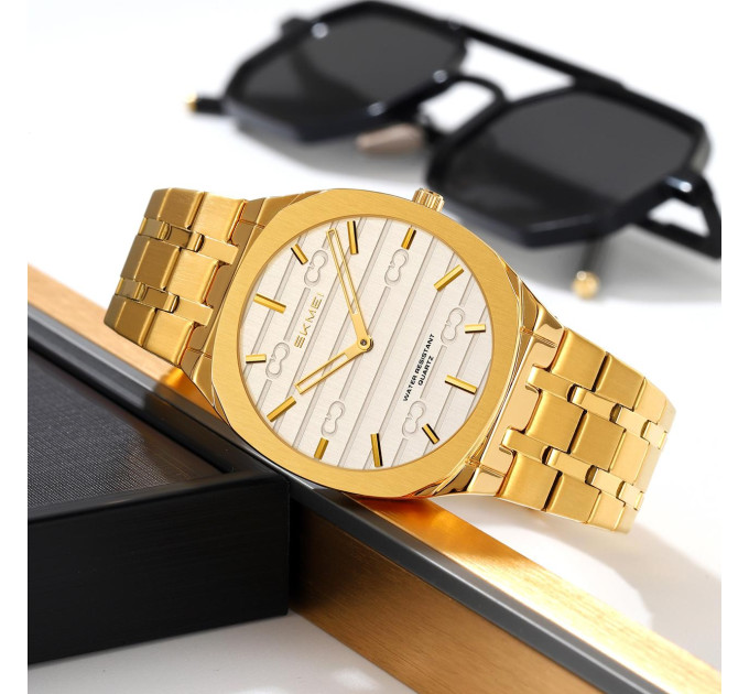 Skmei 9372GDSI Gold-Silver