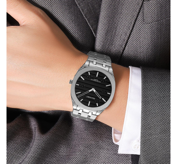 Skmei 9372SIBK Silver-Black