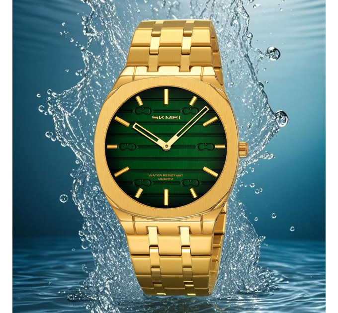 Skmei 9372GDGN Gold-Green