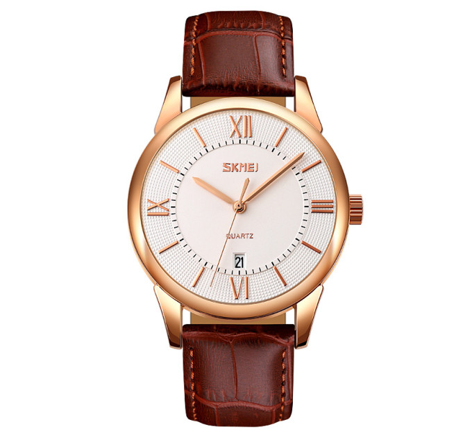 Skmei 9261BNSI Brown-Silver