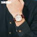 Skmei 9261BNSI Brown-Silver