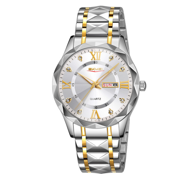 Skmei 9369TGDSI Gold-Silver