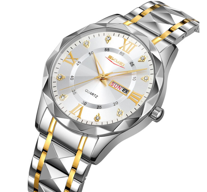 Skmei 9369TGDSI Gold-Silver