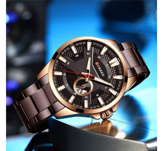 Curren 8372 Brown-Cuprum