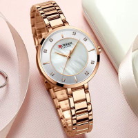 Сurren 9051 Rose Gold-White
