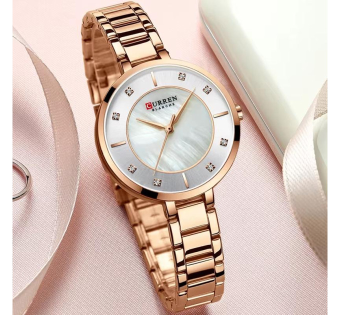 Сurren 9051 Rose Gold-White