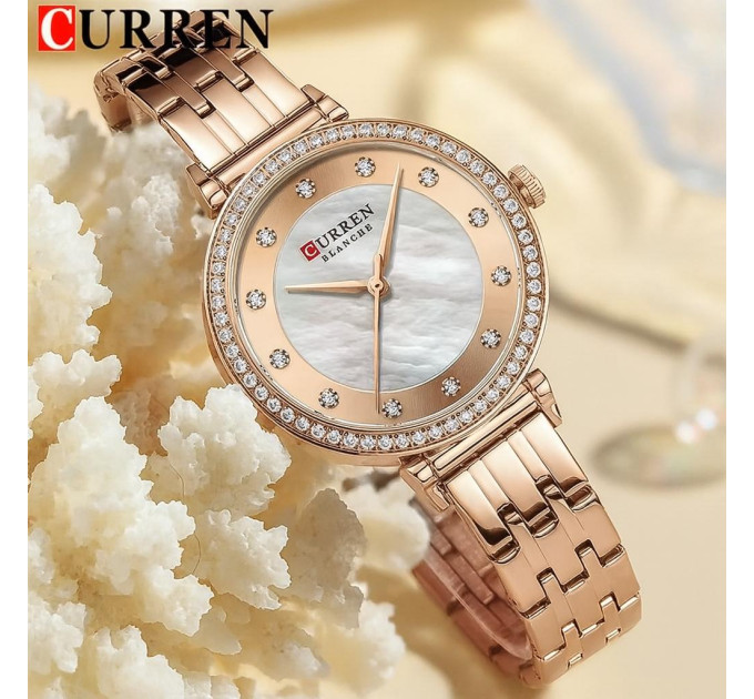 Сurren 9051 Rose Gold-White