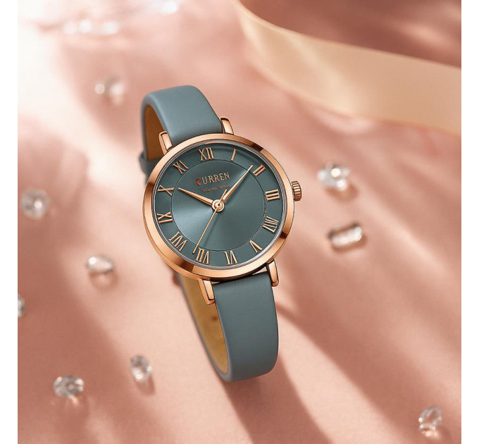 Сurren 9079 Rose Gold-Blue