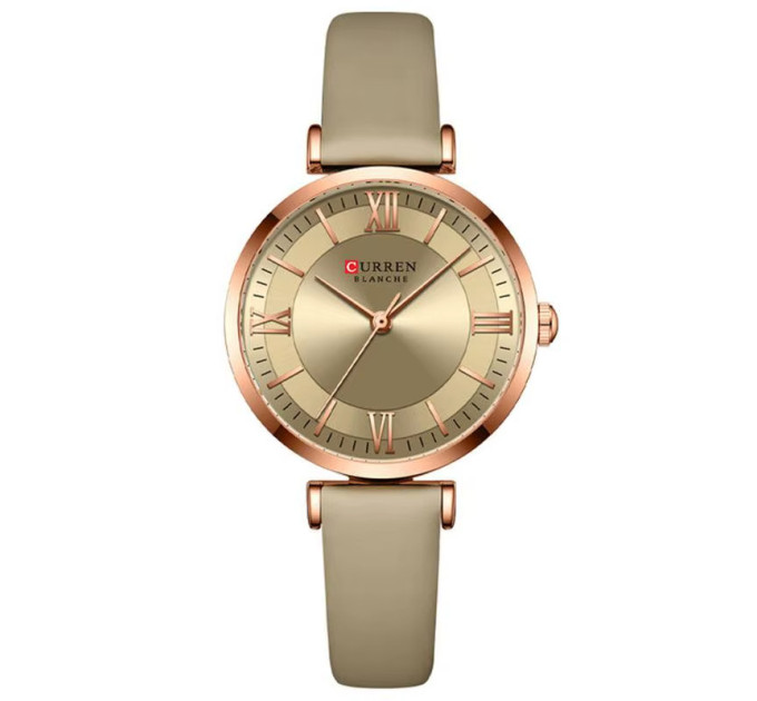 Сurren 9079 Rose Gold-Khaki