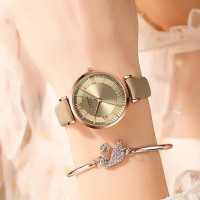 Сurren 9079 Rose Gold-Khaki