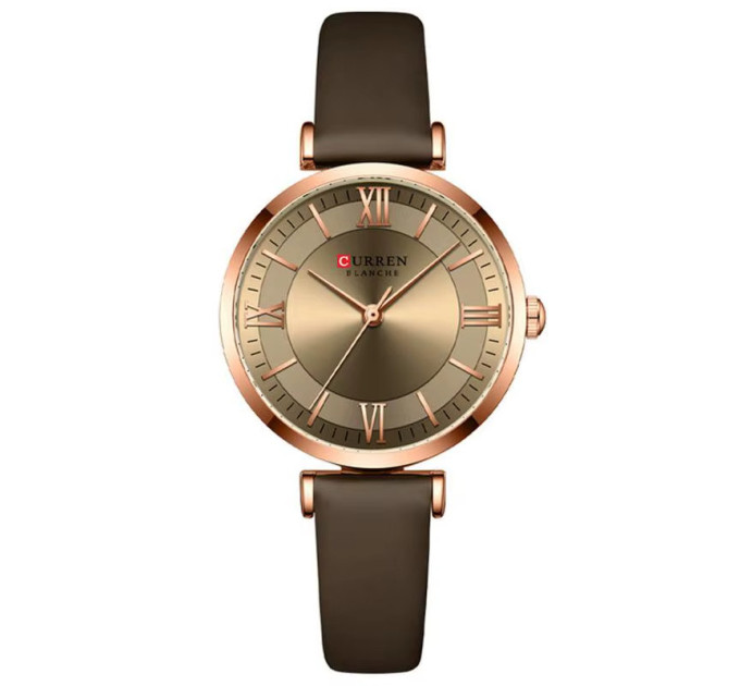Сurren 9079 Rose Gold-Coffee