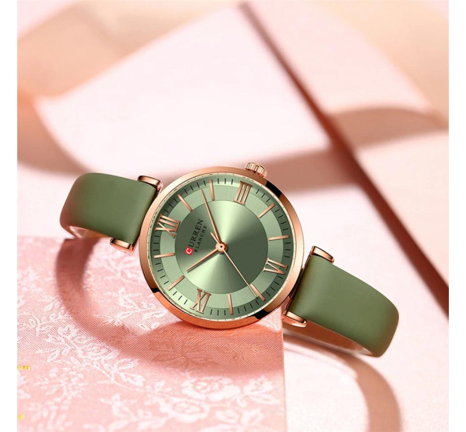 Сurren 9079 Rose Gold-Light Green