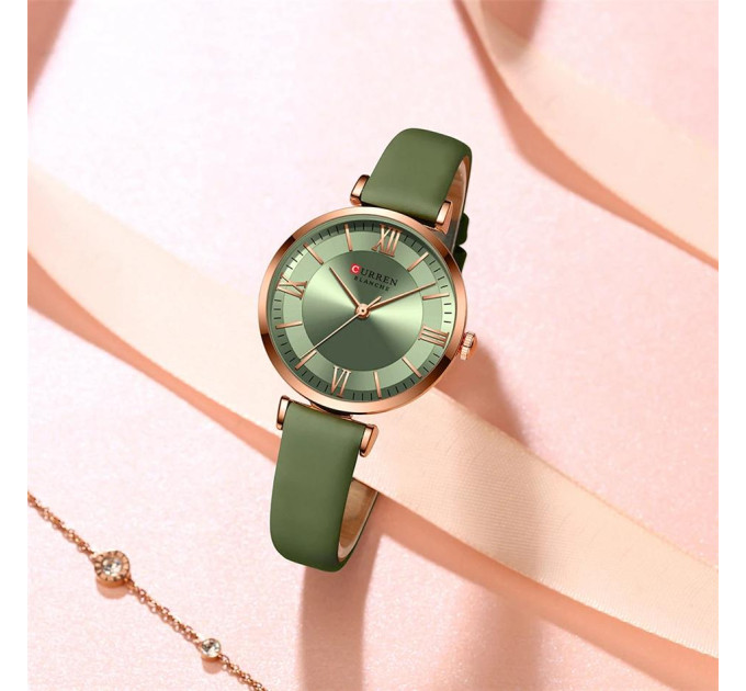 Сurren 9079 Rose Gold-Light Green