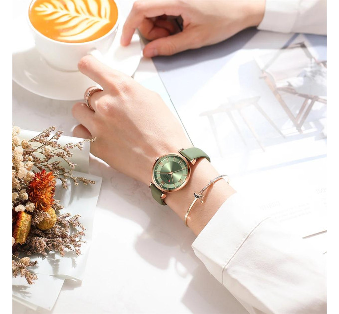 Сurren 9079 Rose Gold-Light Green