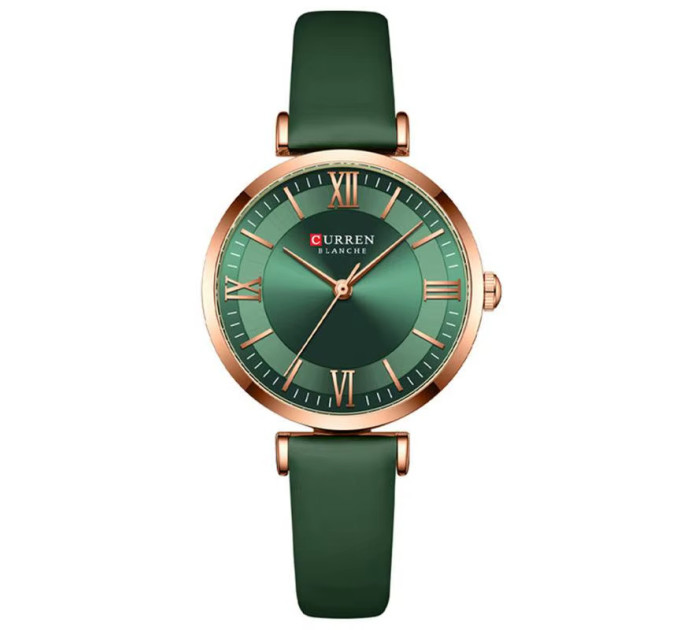 Сurren 9079 Rose Gold-Dark Green