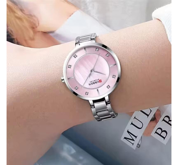 Curren 9051 Silver-Pink