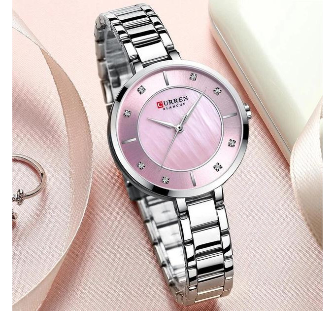 Curren 9051 Silver-Pink