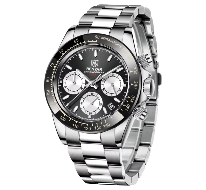 Benyar BY-5169 Silver-Black-White
