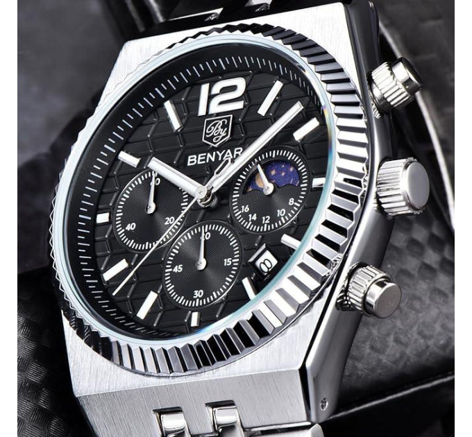 Benyar BY-5225 Silver-Black