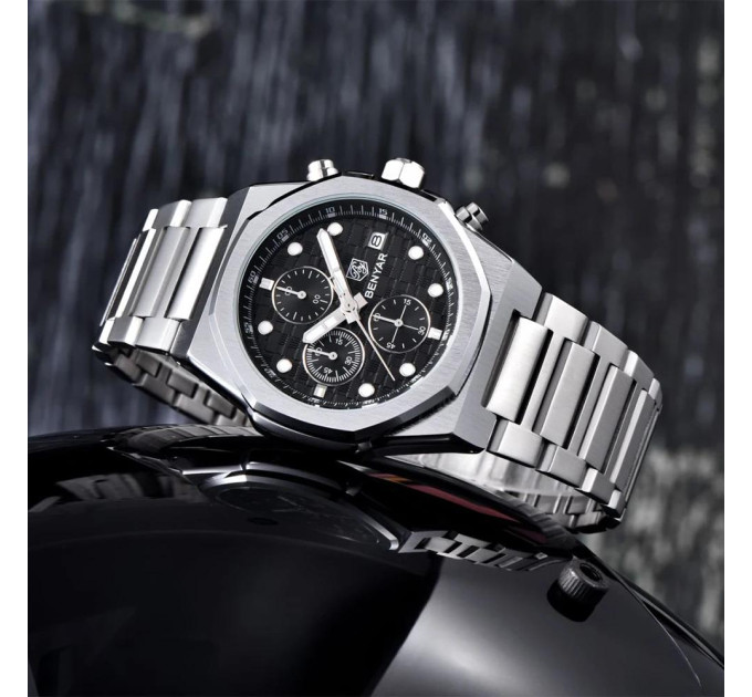 Benyar BY-5216 Silver-Black
